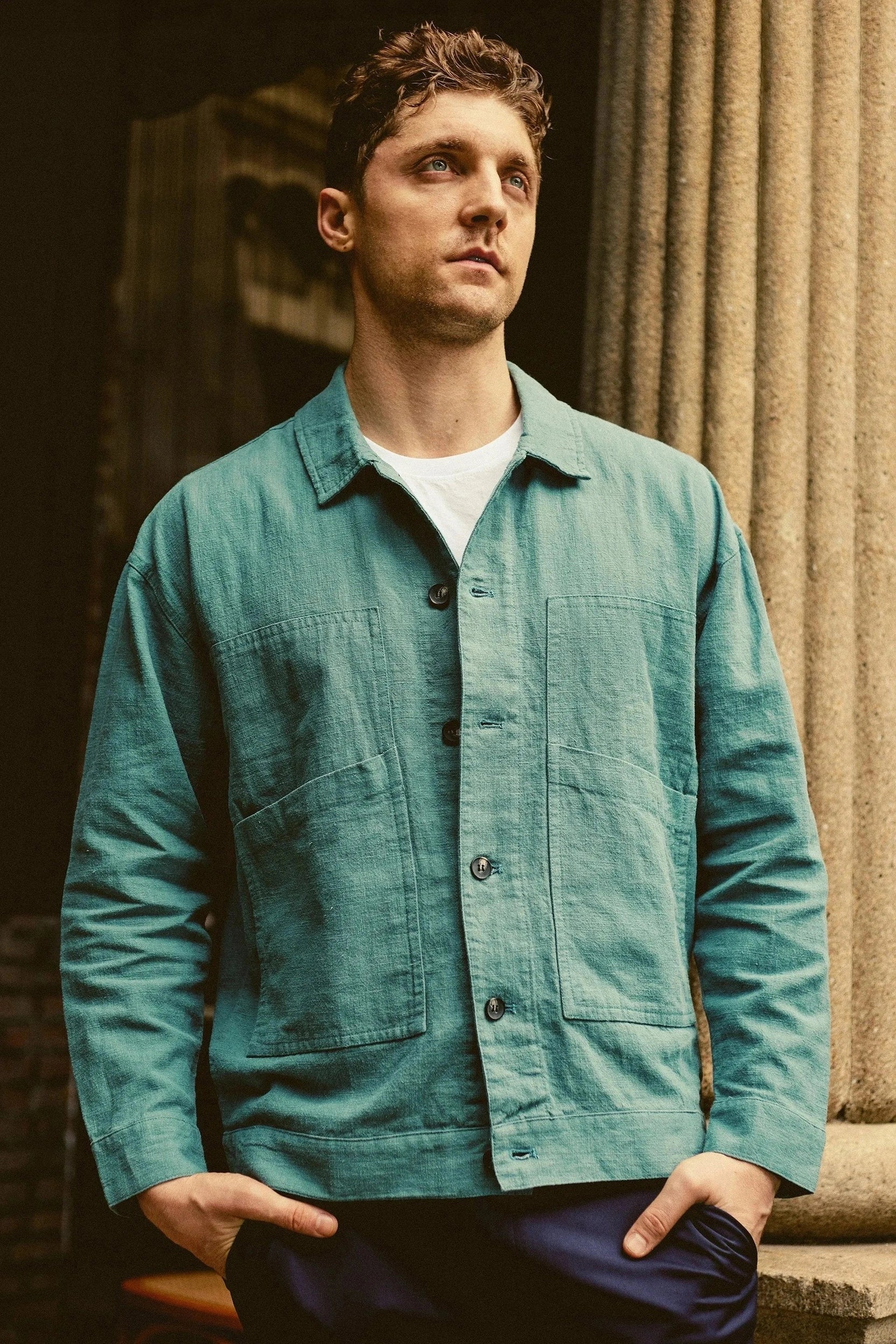 Veste Bleue Paon Benjamin Jezequel