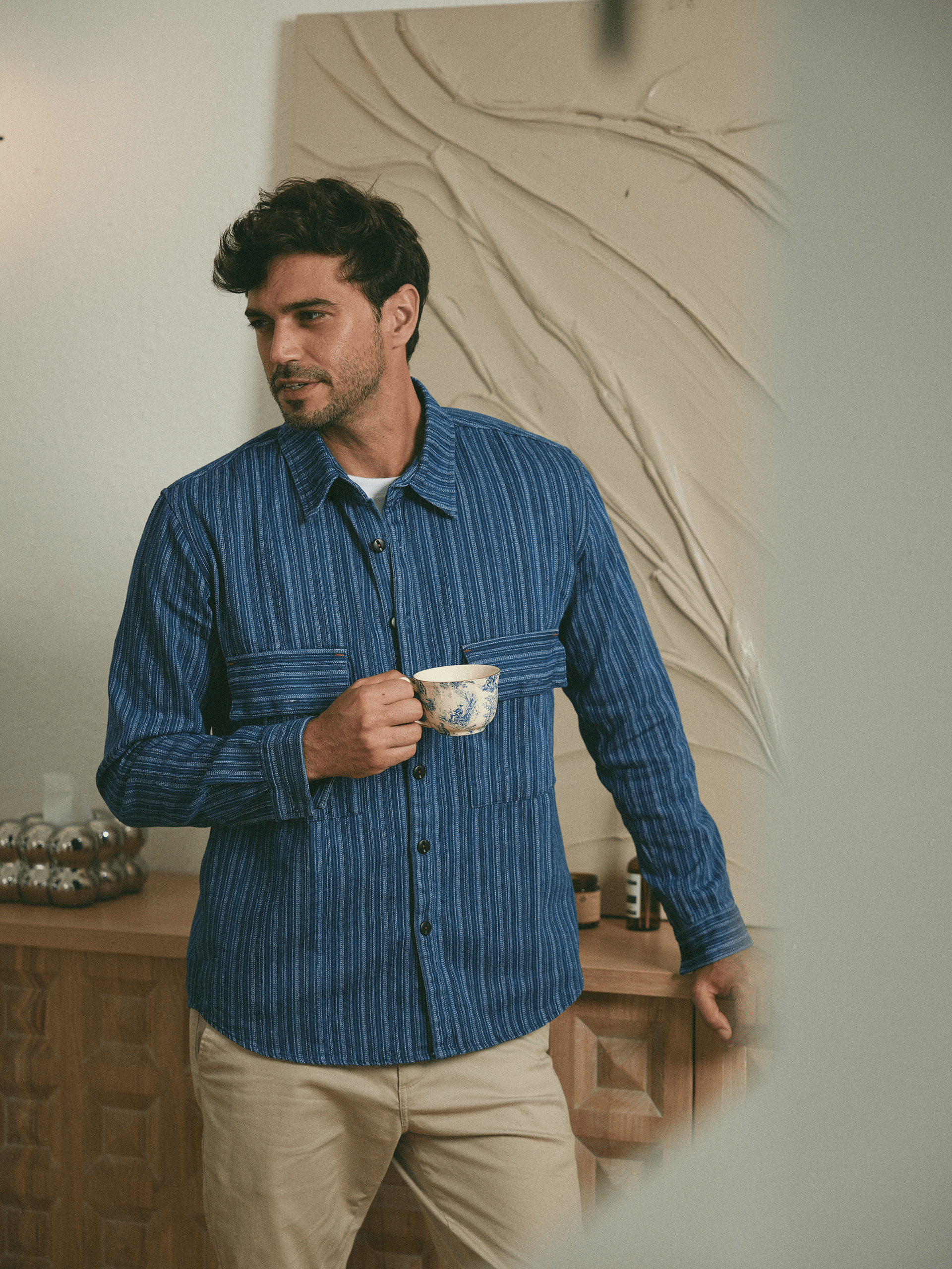 Blue Filigree Jacket