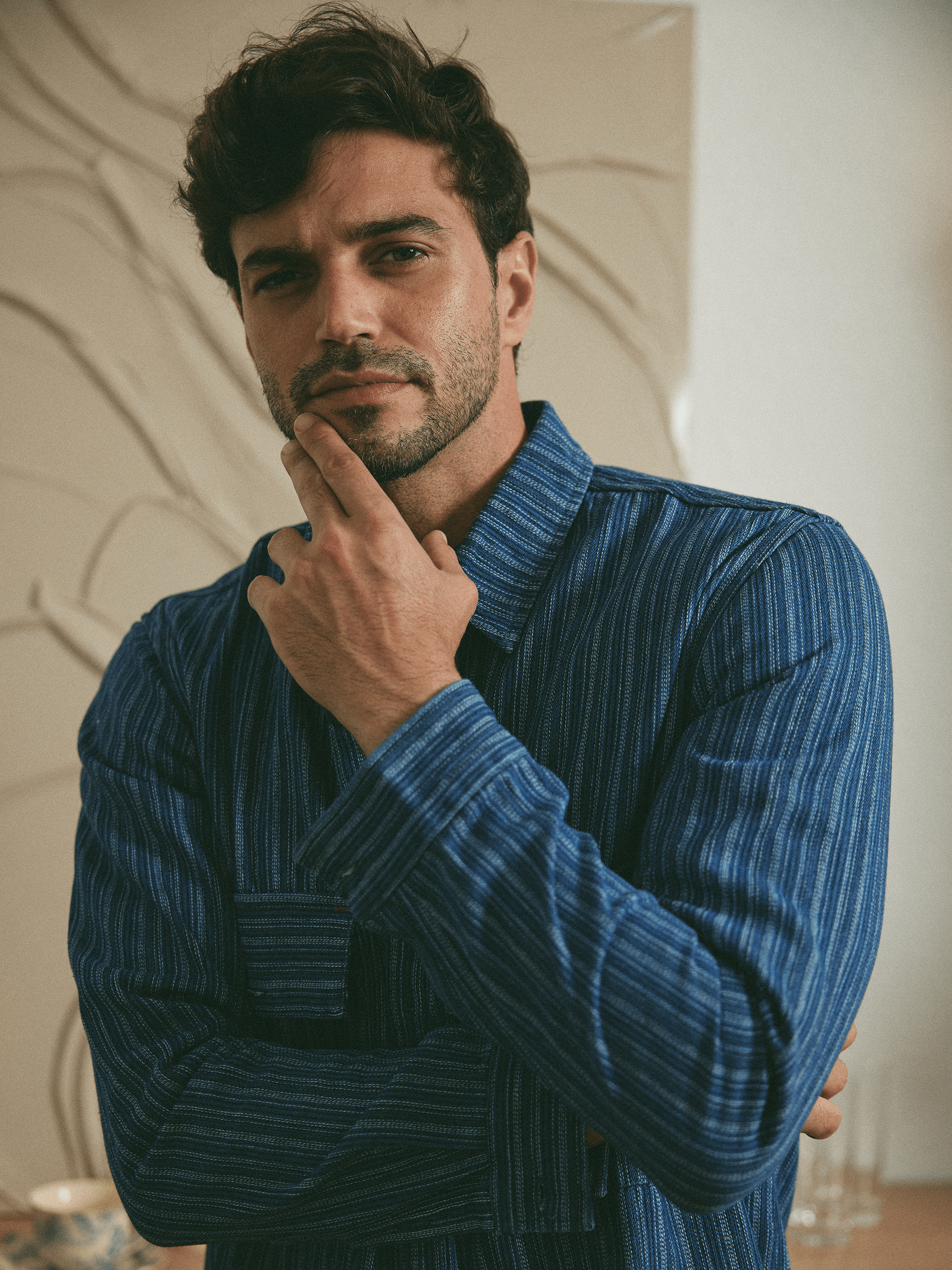 Blue Filigree Jacket