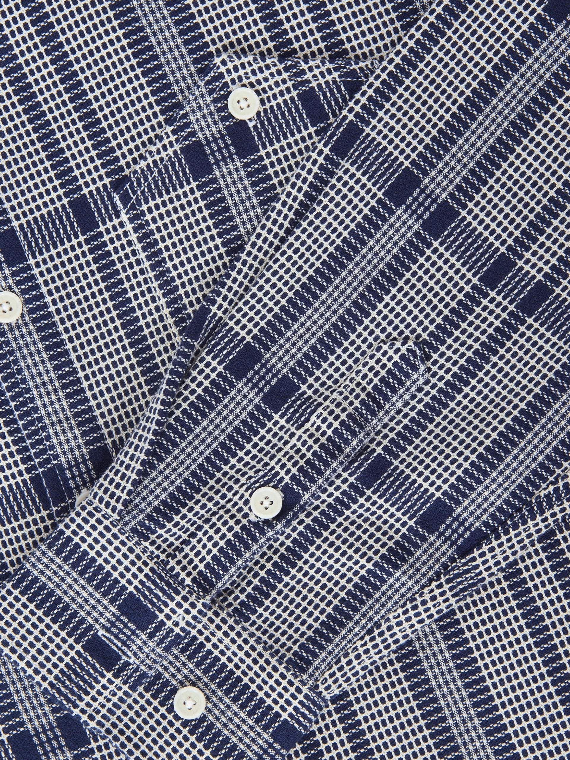 Blue Quadrille Overshirt