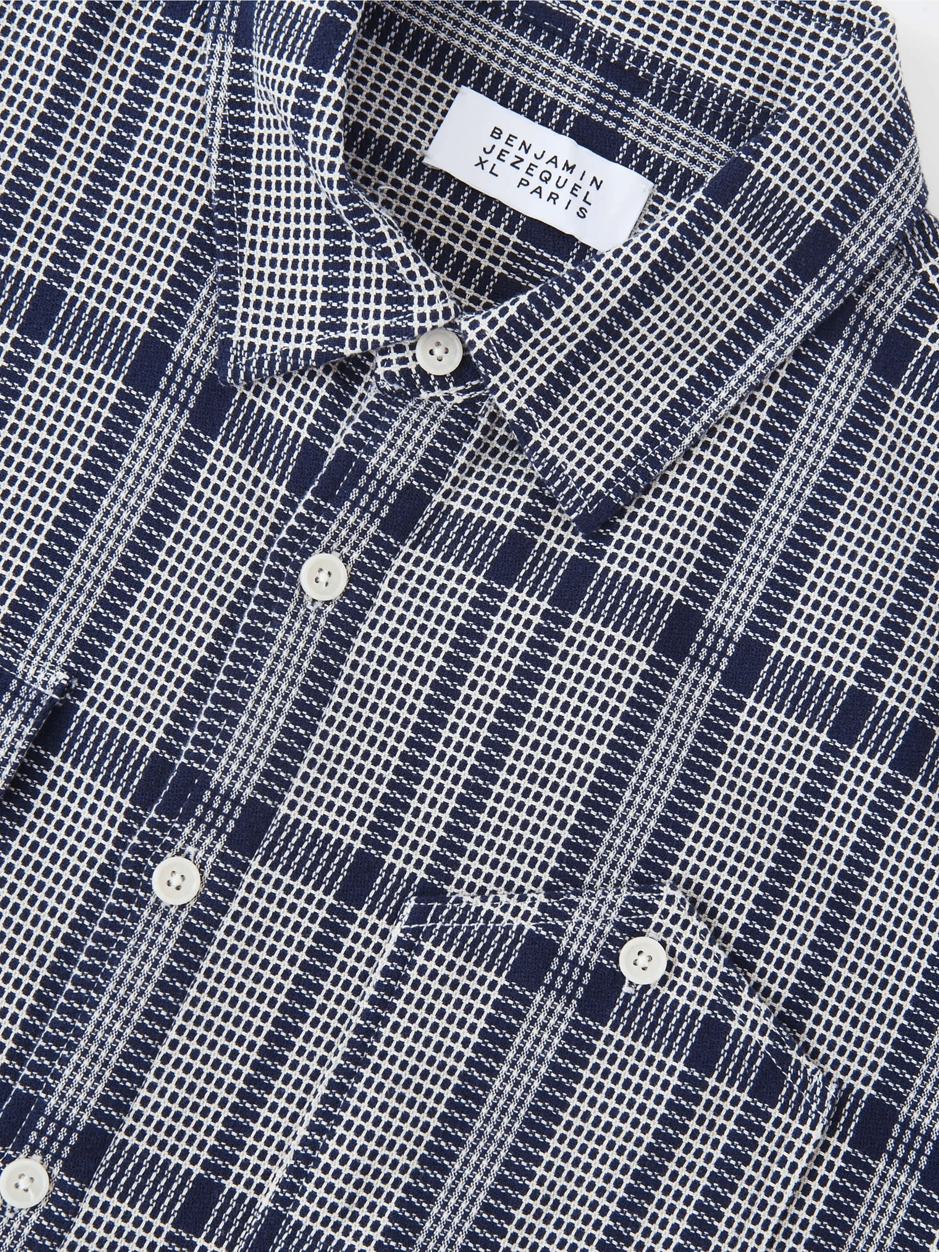 Blue Quadrille Overshirt