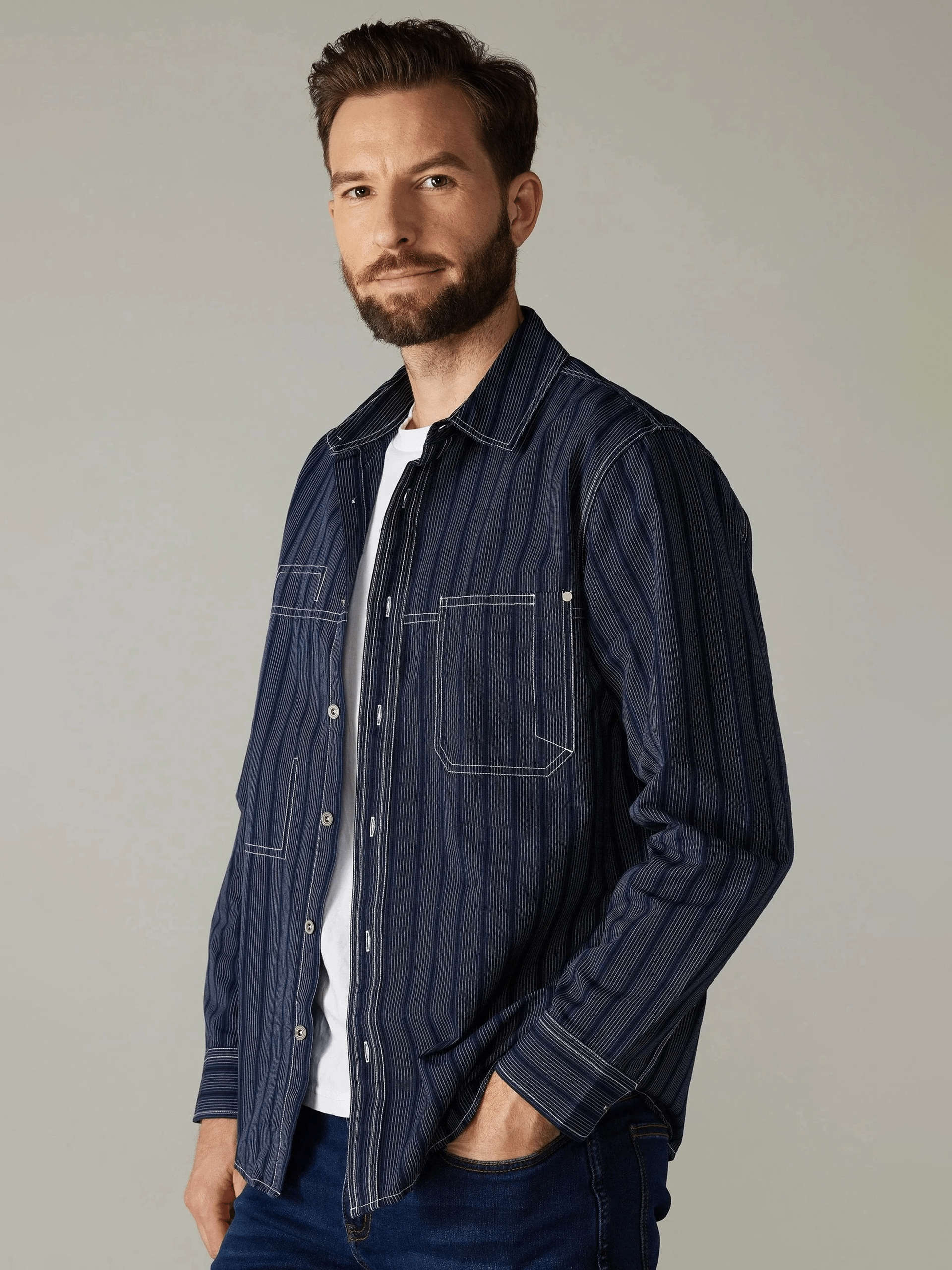 Midnight Indigo Overshirt