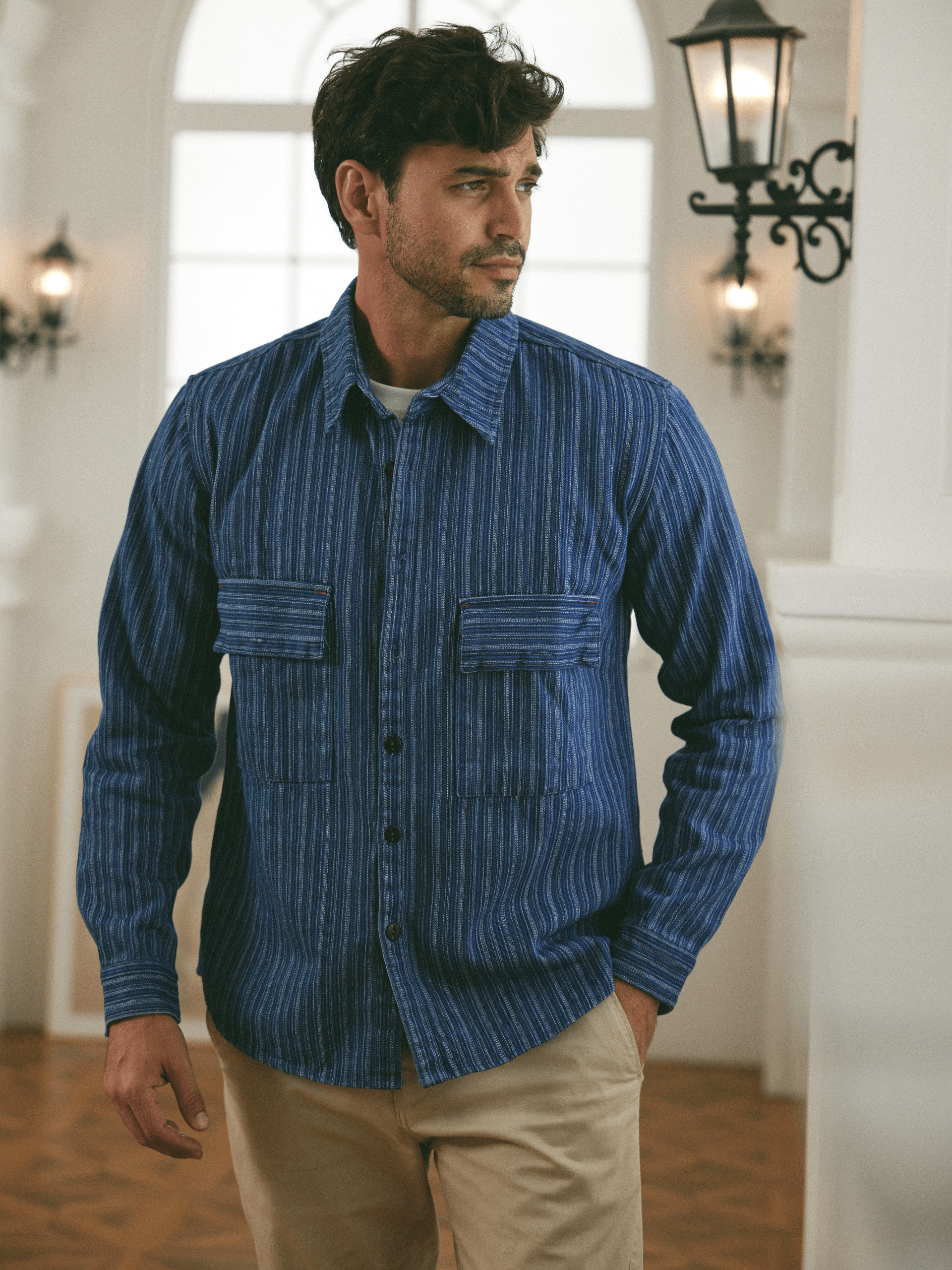 Blue Filigree Jacket