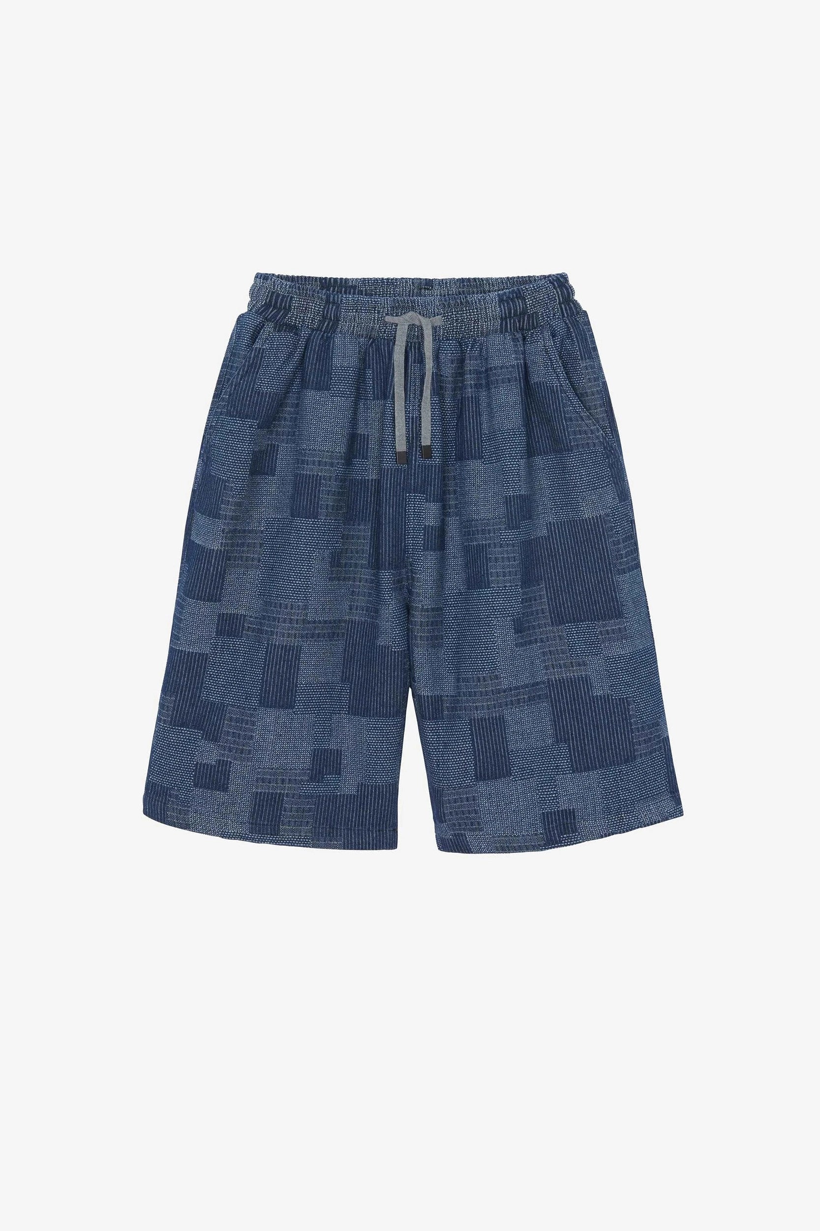 Short Mosaic Indigo Benjamin Jezequel